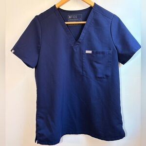 Figs Women’s S Navy Blue Scrub Top